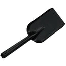 L Ash Rake Scraper & Shovel For Flues Wood Burner Fire Coal Steel Metal Black