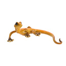 Yellow Speckled Gecko Lizard Resin Wall Shed Sculpture Statue House Medium