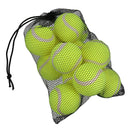 Lot de 12 balles de tennis standard pour chien - Jeu de lancer et de rapporter - Coffret cadeau pour chien