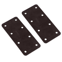 Small Internal Sleeper Straight Support Plate 85mm x 170mm Powder Coated