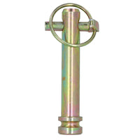 Tractor Top Link Implement Hitch Mounting pin With Lynch Pin Fastener 19mm 2pc