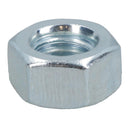M10 x 1.5mm Hex Full Nut Fastener Hexagonal Metric Nuts Grade 8 Zinc Plated