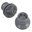 Lot de 2 adaptateurs de verrouillage par torsion pour canot pneumatique gonflable Halkey Roberts Valve PVC Rib