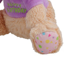 Ours en peluche super doux et couineur pour chien et chiot, cadeau d'anniversaire