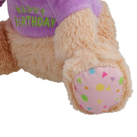 Ours en peluche super doux et couineur pour chien et chiot, cadeau d'anniversaire