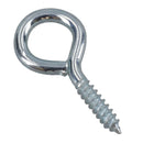 Screw Eye Hooks Fasteners Picture Curtain Hanger 8mm Hook 28mm Length