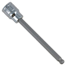 6mm 3/8" Drive Long Ball Ended Hex Allen Key Socket Bit 85mm Deep Reach CR-V