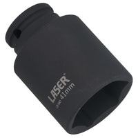 41mm 1/2" Drive Double Deep Metric Impact 6 Sided Socket Peugeot ball Joints