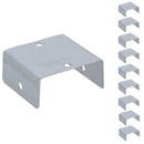 Fence Panel Clip 50mm Galvanised Steel Bracket Holder Trellis Post Support