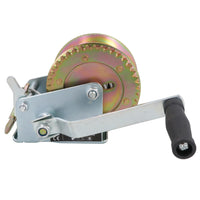 Heavy Duty Trailer Hand Winch Boats Cars Steel Cable 20 Metres 540kg Capacity