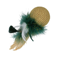 Cadeau de Noël pour chat et chaton Ensemble de jouets Magic Forest Feather Roller, Tree et Gold Star