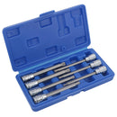 3/8" Antrieb, extralanger Außenvielzahn-Bit, Dreikant-Steckschlüsseleinsätze M4 - M10, 7-teiliger Satz