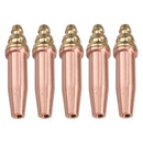 PNM Oxy Propane Gas Cutting Nozzle Tip Standard length 3/64" 5-12mm 5pk