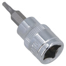 Douille étoile mâle Torx T10, entraînement 3/8", standard, interne, acier au chrome vanadium