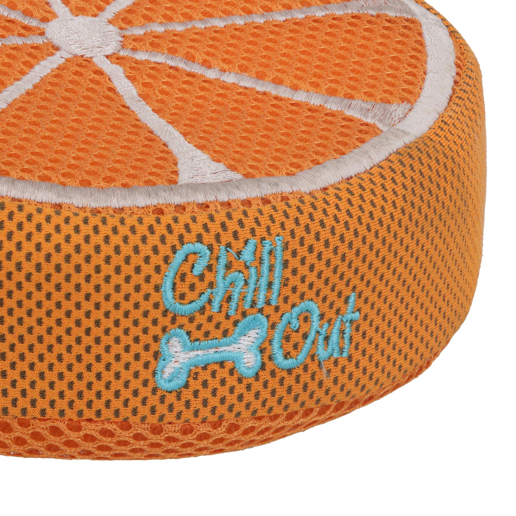 Jouet anti-chaleur pour chiot Orange Chillout Cool Dog Fruit d'été