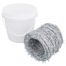 Roll Of Galvanised Barbed Razor Wire Security Livestock Fence 30 Metres x 1.7mm
