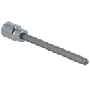 6mm 3/8" Drive Long Ball Ended Hex Allen Key Socket Bit 85mm Deep Reach CR-V