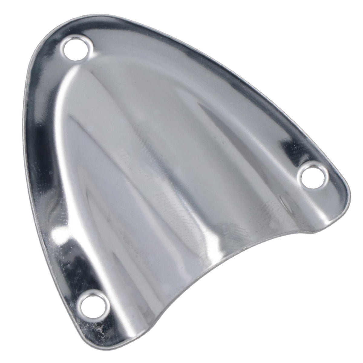 Couvercle de drain de grille d'aération en forme de coquille en acier inoxydable poli 45 mm