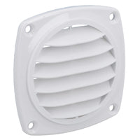 4er-Pack Lamellen-Entlüftungsgitter, hochwertiges Ventilatorgitter, 82 mm, für Boote, Wohnwagen und Wohnmobile