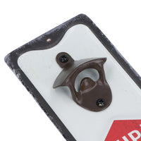 Open Up Bottle Opener Sign Gift Garage Door Shed Bar Hotel Pub Garden Yard