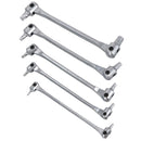 Vis à tête pivotante à double extrémité Torx / Star mâle T15 - T60 5 pièces 10 tailles