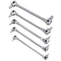 Vis à tête pivotante à double extrémité Torx / Star mâle T15 - T60 5 pièces 10 tailles