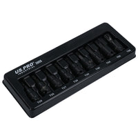 Douilles Torx / Star à impact, entraînement 3/8 po, courtes et courtes, T20 – T60, lot de 9 pièces