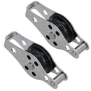 Marine Pulley Block With 25mm Diameter Nylon Wheel 316 Grade Stainless Steel