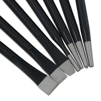 7pc Punch And Chisel Set With Taper Pin Cold Chisels + Centre Punch