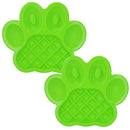 2PK Green Interactive Dog Slow Feeder Dog Food Accessories Control Fast Eating