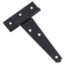 Heavy Duty T Tee Hinge For Sheds Gates Black Powder Coated Finish 4 – 18 Inch