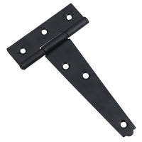 Heavy Duty T Tee Hinge For Sheds Gates Black Powder Coated Finish 4 – 18 Inch
