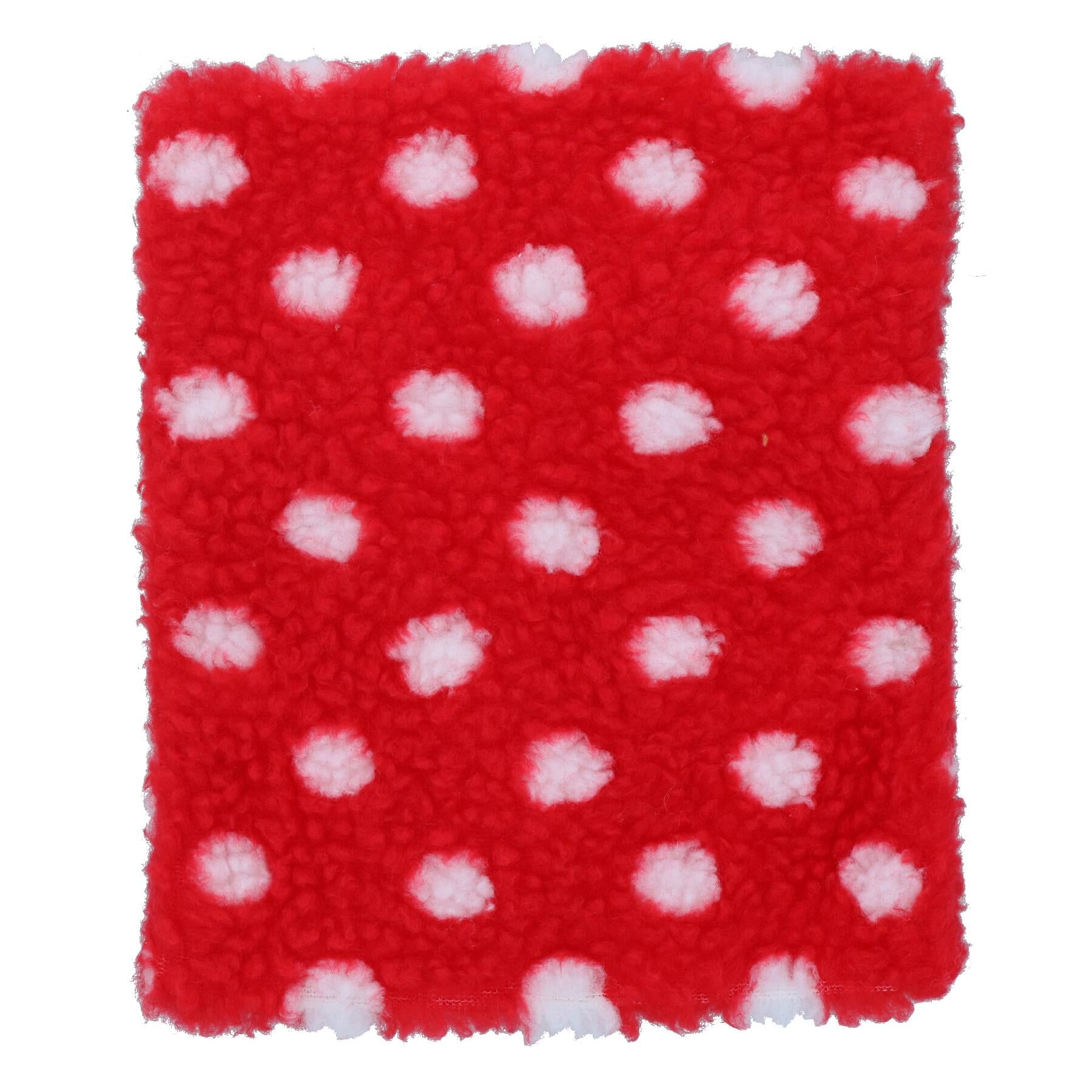 1 Spare Red Cover For Dog Puppy Microwavable Heat Pad (Cover Only)