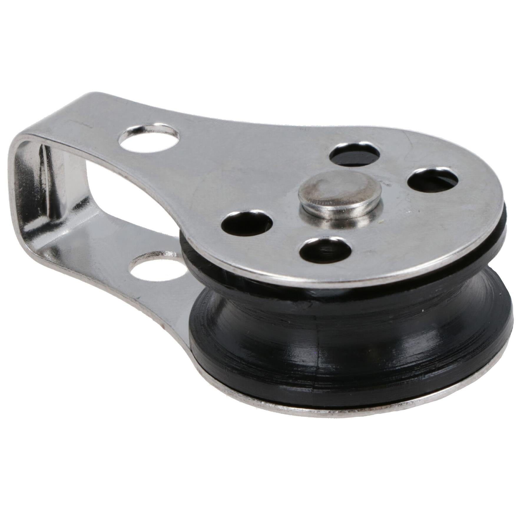 Type 2 Marine Pulley Block 26mm Diameter Nylon Wheel Stainless Steel