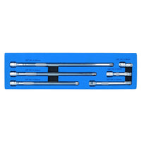 3/8" Drive Wobble Swivel Socket Extension Bar Set 38mm - 300mm 6pc