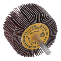 60mm 120 Grit Abrasive Flap Wheel Discs Sanding Rust Removal 6mm Shank