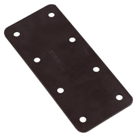 Small Internal Sleeper Straight Support Plate 85mm x 170mm Powder Coated