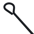 18" Loop Top Shovel Spade Fire Coal Wood Log Burner Black Steel Metal 450mm