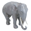 Elephant Money Bank Box Cast Iron Coin Cash Change Jar Animal Safari Africa