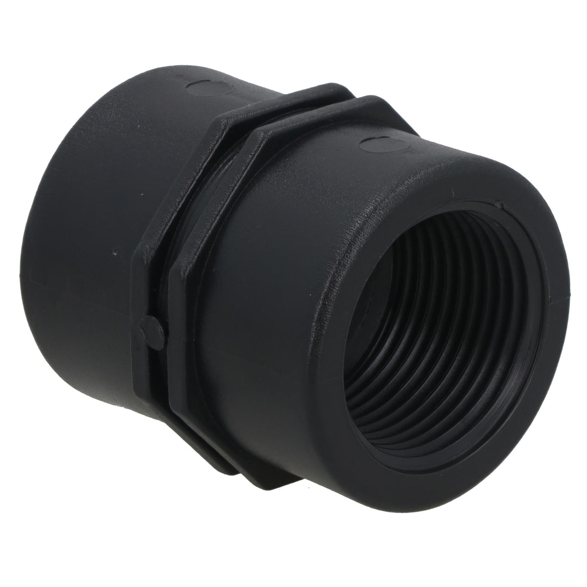 Polypropylene PP Female Threaded Pipe Fitting Sockets 1in – 1in BSP