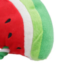 Dog Puppy Gift Watermelon Food Themed Soft Plush Rope Squeaky Toy Present
