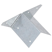 Arris Rail Bracket Fence Post Support Galvanised 100mm Timber Panel Repair