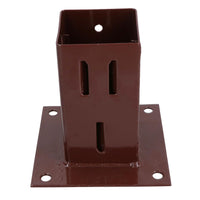 Easy Grip Fence Post Bolt Down Shoe Holder Support Clamp 75mm x 75mm