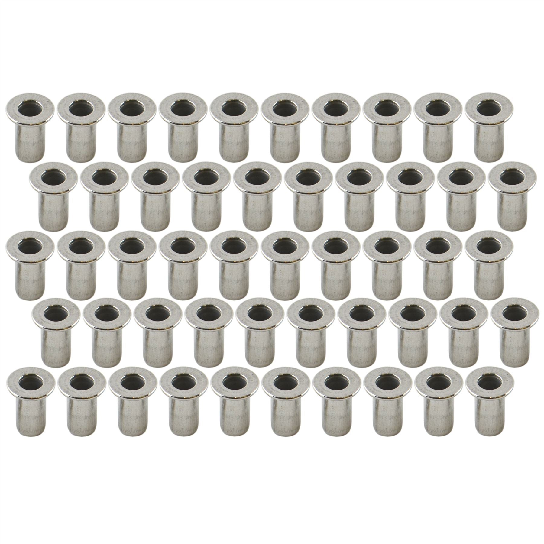 3mm Alu Nut Serts Riveting Nuts Rivet Nut Threaded Inserts Blindnut Rivnut 50 PC