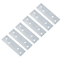 76mm Straight Mending Fixing Plate Angle Bracket L Shape Reinforcing Repairing