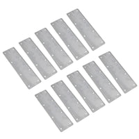 Large Internal Sleeper Straight Support Plate 100mm x 350mm Stainless Steel