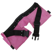 Leder Werkzeuggürtel / Aufbewahrungstasche PINK LADIES Werkzeugtasche / Rollmattenhalter TE452