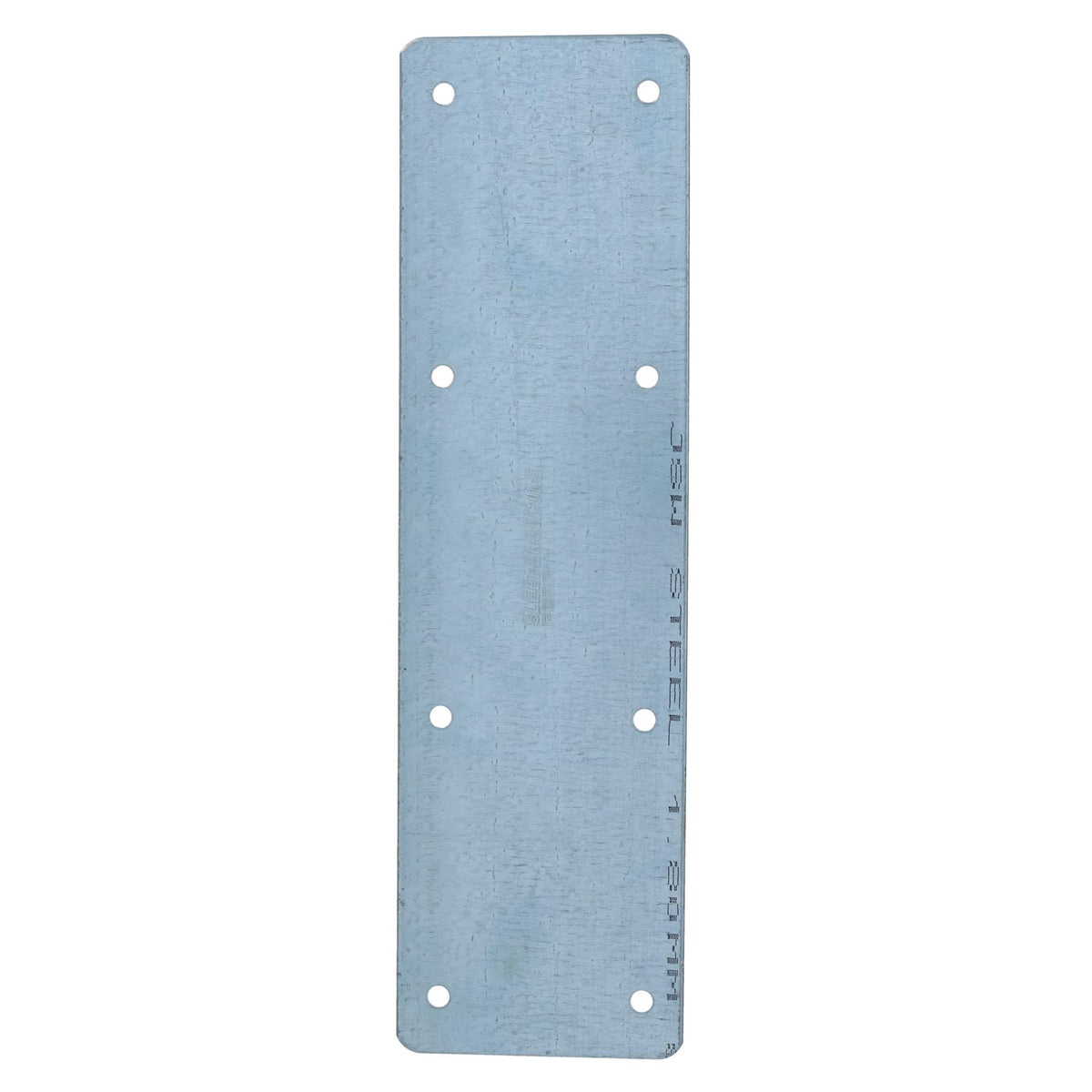 Large Internal Sleeper Straight Support Plate 100mm x 350mm Galvanised Steel
