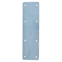Large Internal Sleeper Straight Support Plate 100mm x 350mm Galvanised Steel