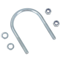 M8 Round Bend U Bolt 60mm x 90mm Width x Length Pipe Clamp Fixing